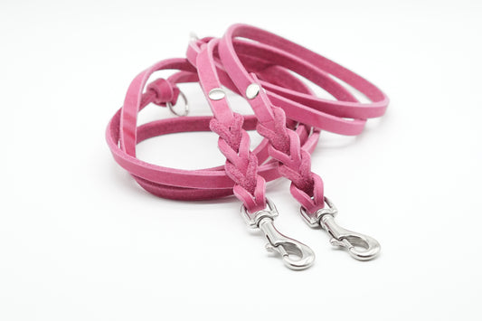 Hundeleine V-Design - Pink